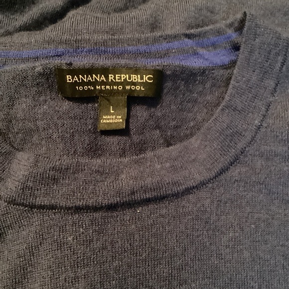 Banana Republic 100% Merino Wool Crew Neck Sweater - Picture 3 of 5